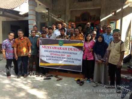 Musyawarah Dusun Branjang dalam rangka penyusunan RPKJMDesa 2019-2025
